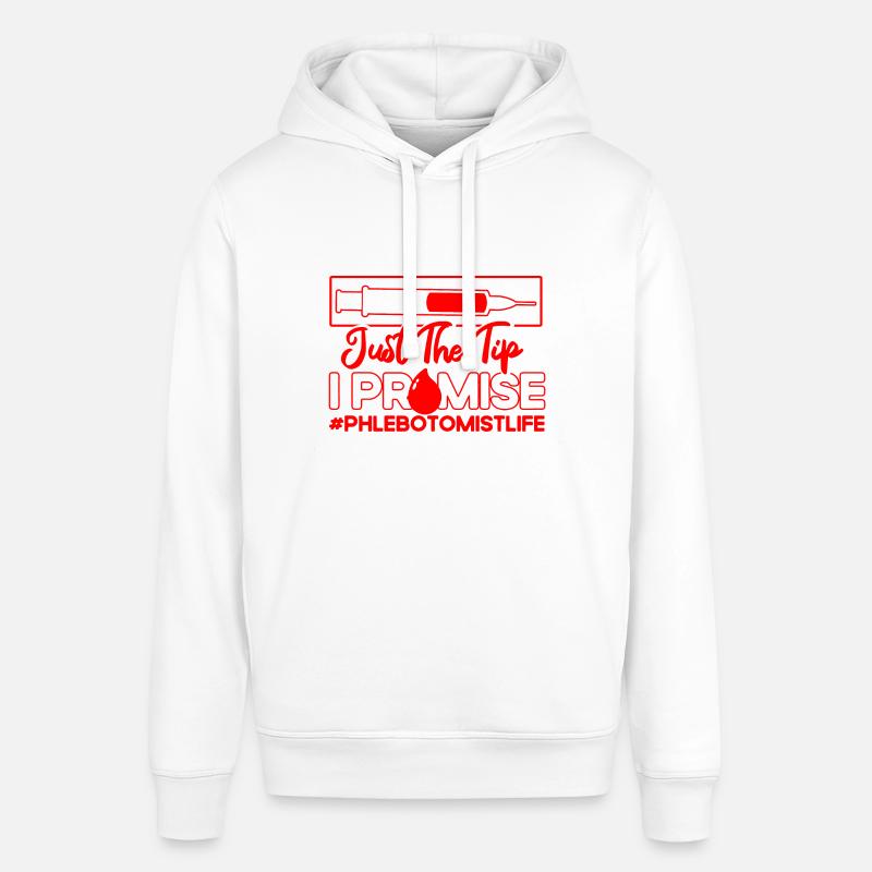 Phlébotomiste Phlébotomiste Tech Phlébotomie Geschen - Sweat à capuche SOUNDER Stanley/Stella Unisexe - blanc