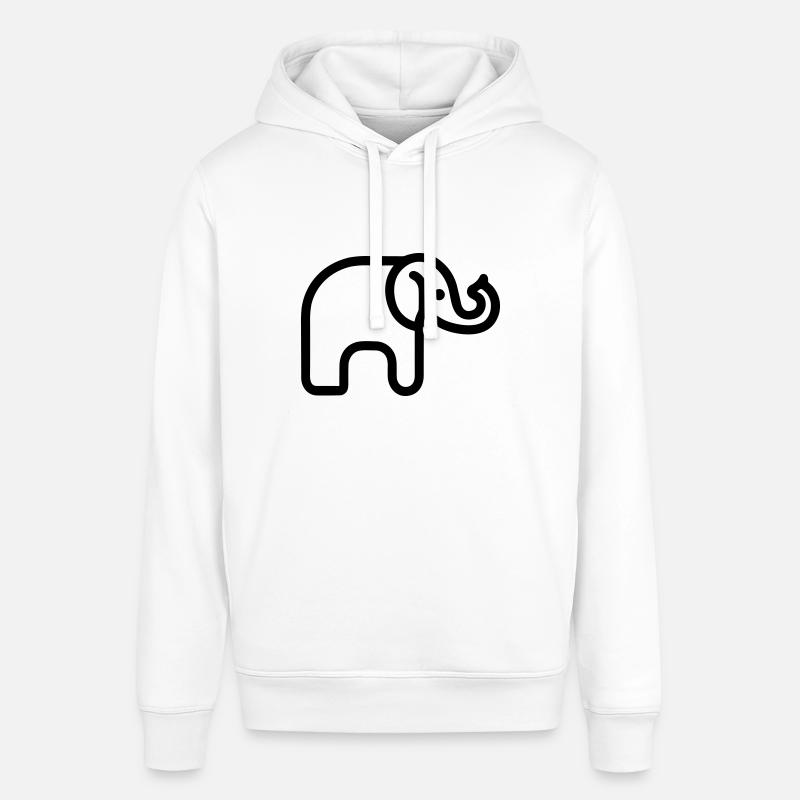 elephant - Sweat à capuche SOUNDER Stanley/Stella Unisexe - blanc