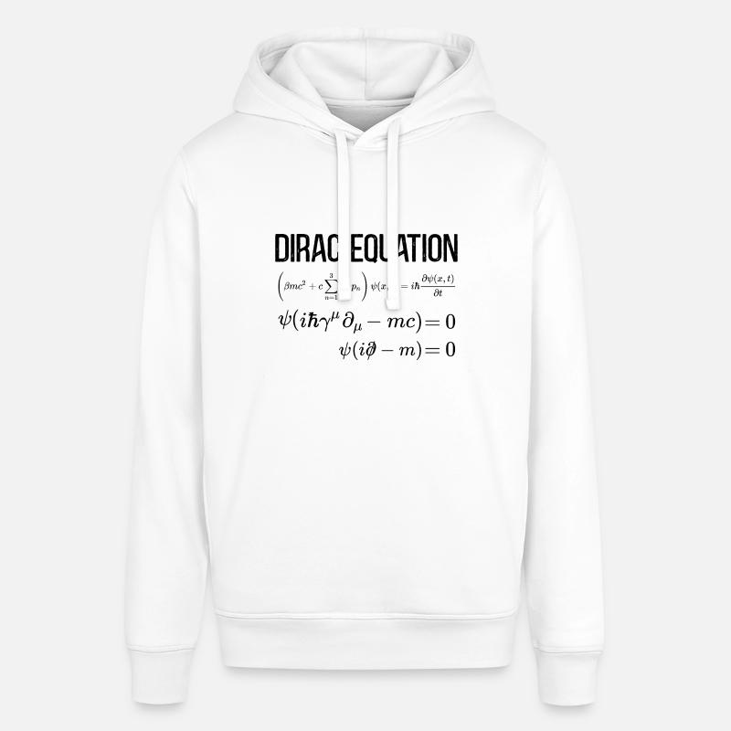 Équation de Dirac Mathématico-relativiste - Sweat à capuche SOUNDER Stanley/Stella Unisexe - blanc