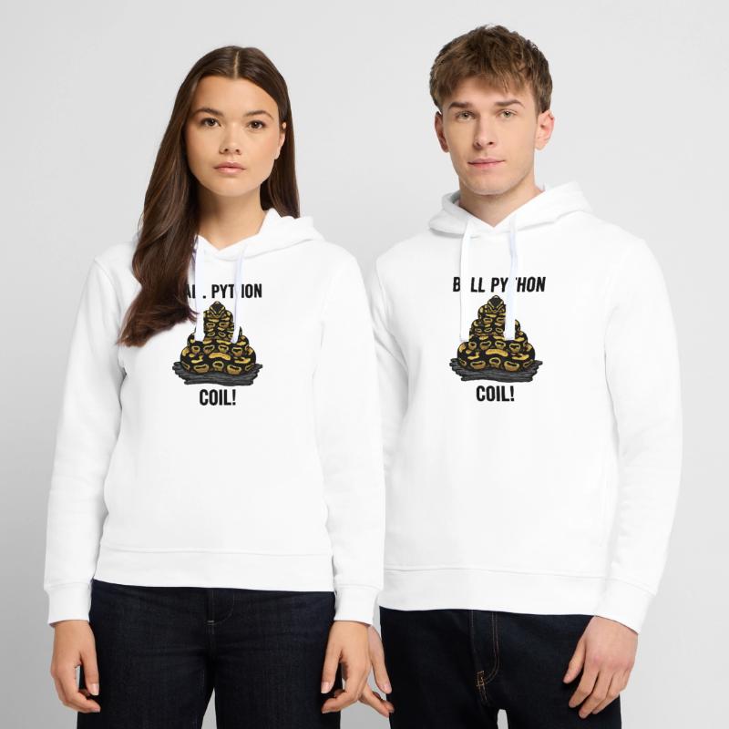 Royal Python Ball Python Coil Reptile Pyramid Stanley/Stella SOUNDER Unisex Hoodie