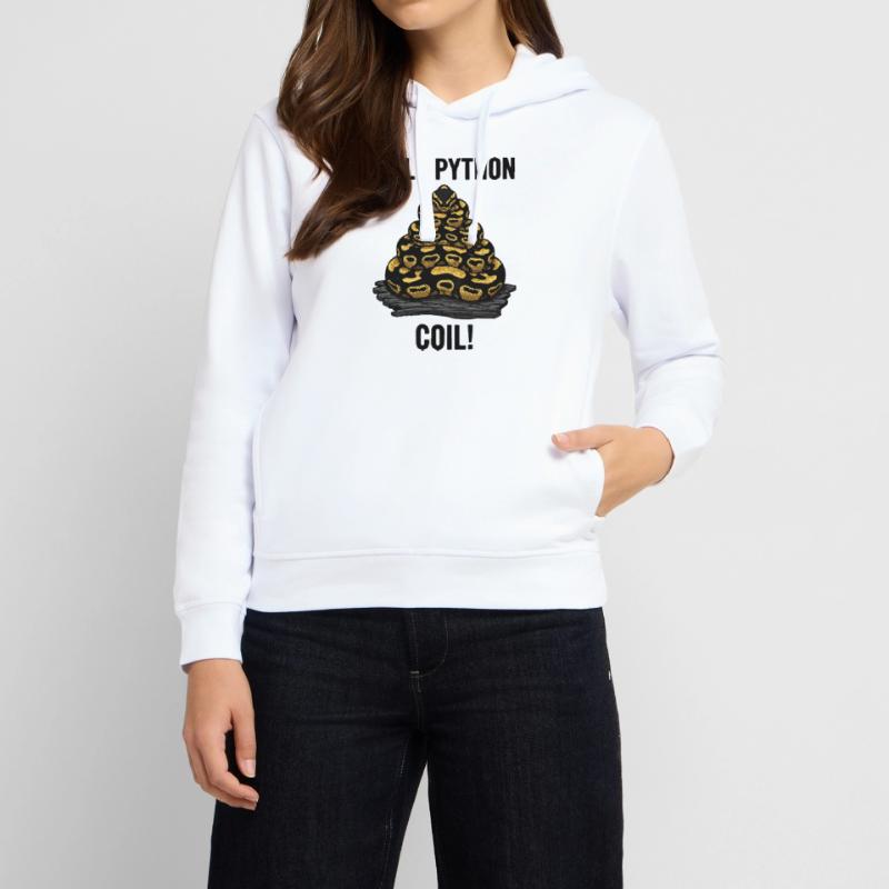 Royal Python Ball Python Coil Reptile Pyramid Stanley/Stella SOUNDER Unisex Hoodie