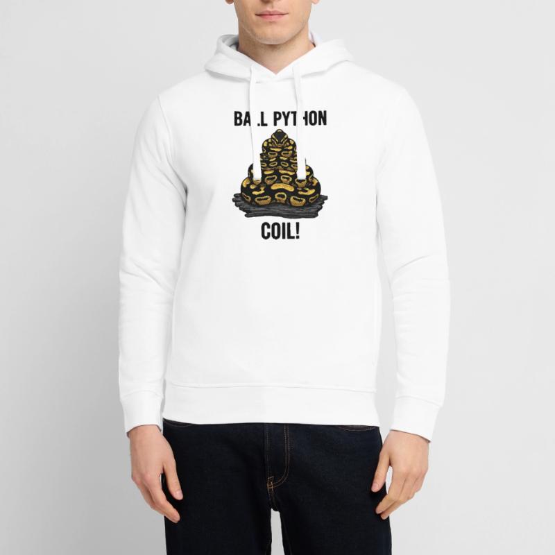 Royal Python Ball Python Coil Reptile Pyramid Stanley/Stella SOUNDER Unisex Hoodie