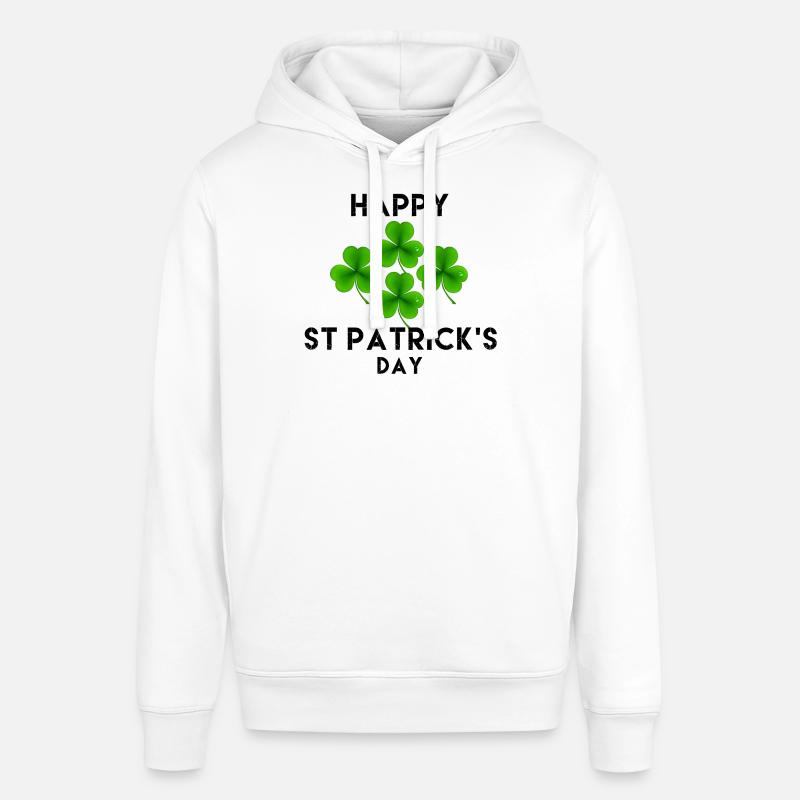 Fête de la St Patrick - Sweat à capuche SOUNDER Stanley/Stella Unisexe - blanc
