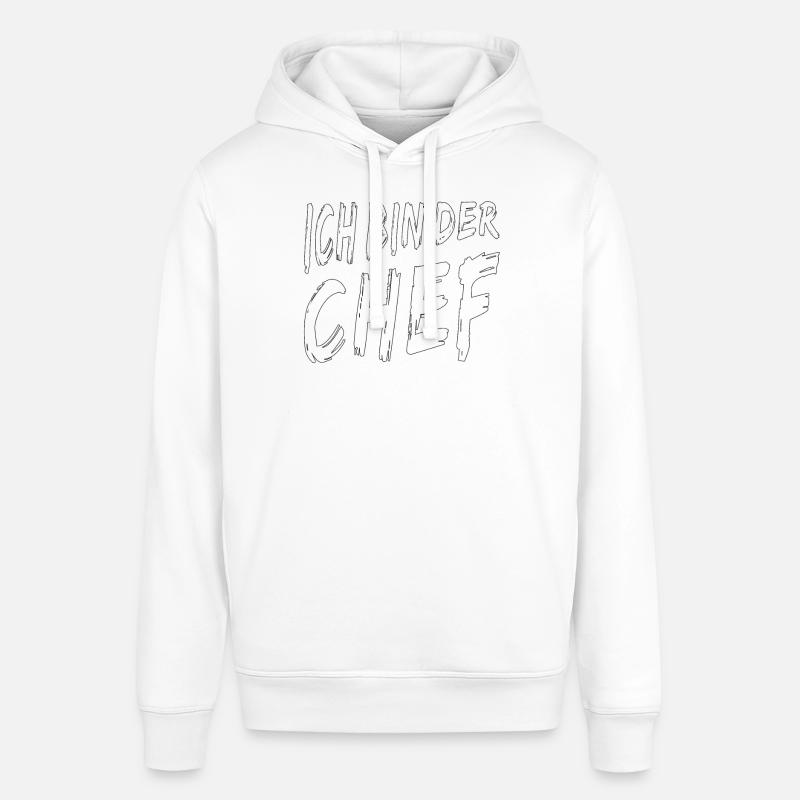 ICH BIN DER CHEF - Stanley/Stella Unisex Hoodie SOUNDER - Weiß