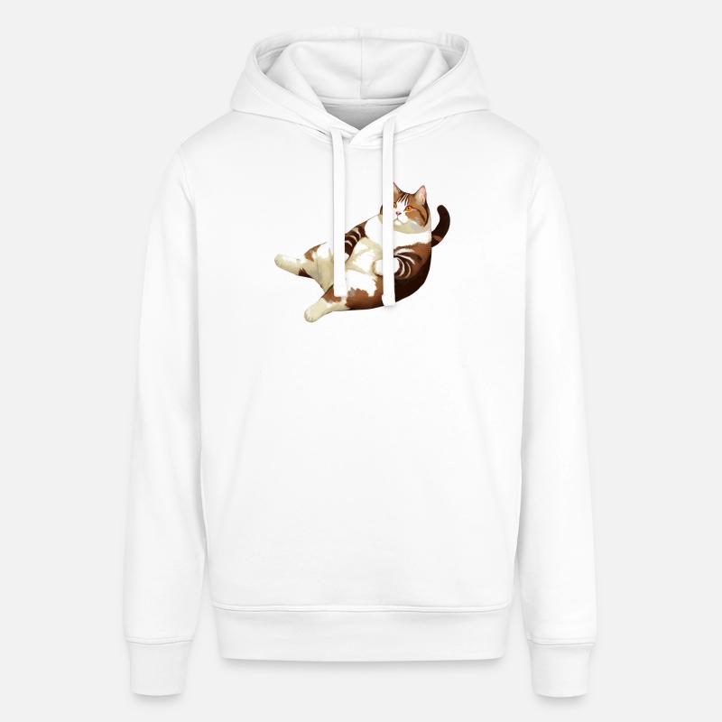 GRAISSE DE CHAT COUCHÉE - Sweat à capuche SOUNDER Stanley/Stella Unisexe - blanc