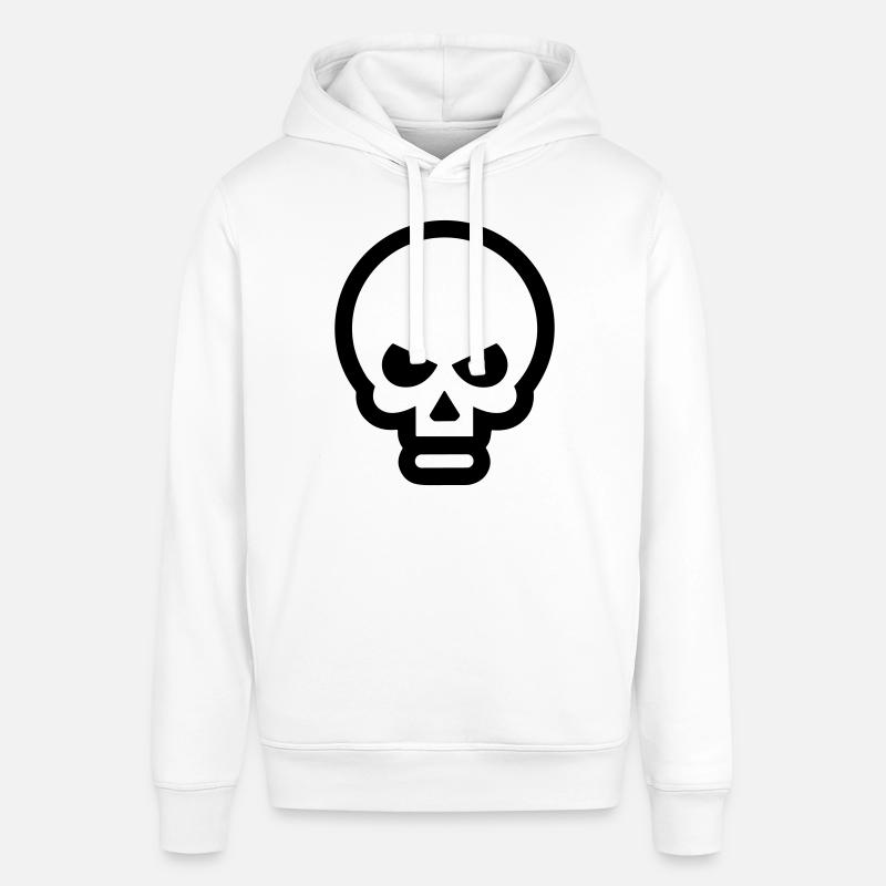 Tête de mort - Sweat à capuche SOUNDER Stanley/Stella Unisexe - blanc