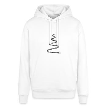 Girlandenbaum - Stanley/Stella Unisex Hoodie SOUNDER - Weiß - Vorne - Alina (178cm) & Michal (187cm)
