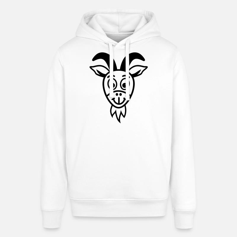 Chèvre - Sweat à capuche SOUNDER Stanley/Stella Unisexe - blanc