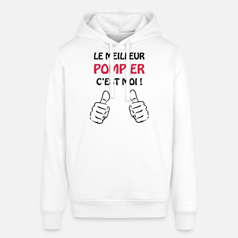 Pompier / Feu / Sécurité / Pompière / Urgences - Sweat à capuche SOUNDER Stanley/Stella Unisexe - blanc