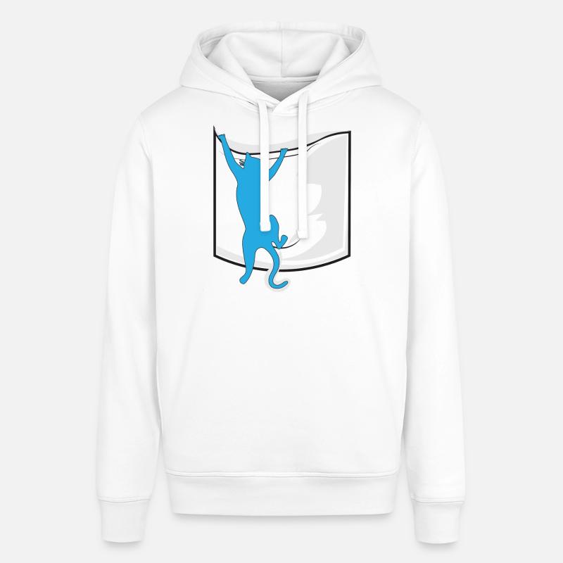 chat dans votre poche - Sweat à capuche SOUNDER Stanley/Stella Unisexe - blanc
