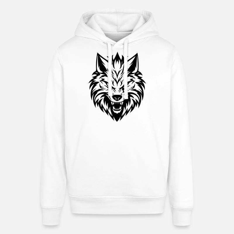 Loup - Sweat à capuche SOUNDER Stanley/Stella Unisexe - blanc