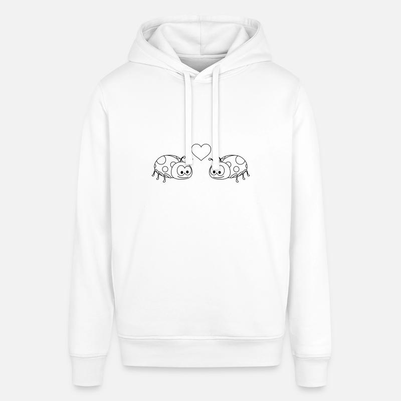 Ladybug Comic Couple Amour - Sweat à capuche SOUNDER Stanley/Stella Unisexe - blanc