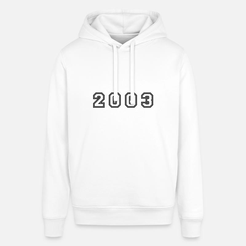 Numéro de l’année 2003 - Sweat à capuche SOUNDER Stanley/Stella Unisexe - blanc