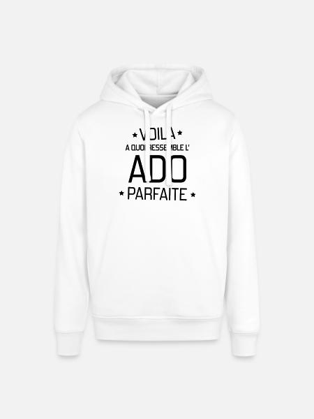 adolescent / enfant / ado / adolescente - Sweat à capuche SOUNDER Stanley/Stella Unisexe - blanc