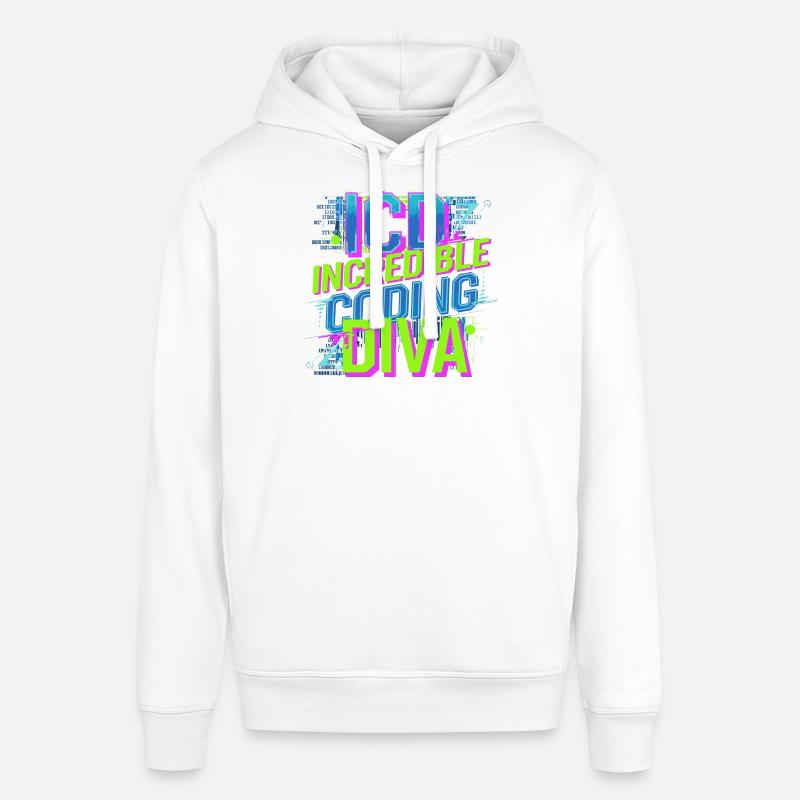 Creative minds in medical code - Stanley/Stella SOUNDER Unisex Hoodie - white