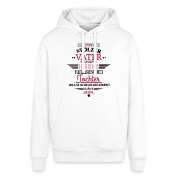 Fantastische Tochter - Vater - Shirt - Stanley/Stella Unisex Hoodie SOUNDER - Weiß - Vorne - Alina (178cm) & Michal (187cm)