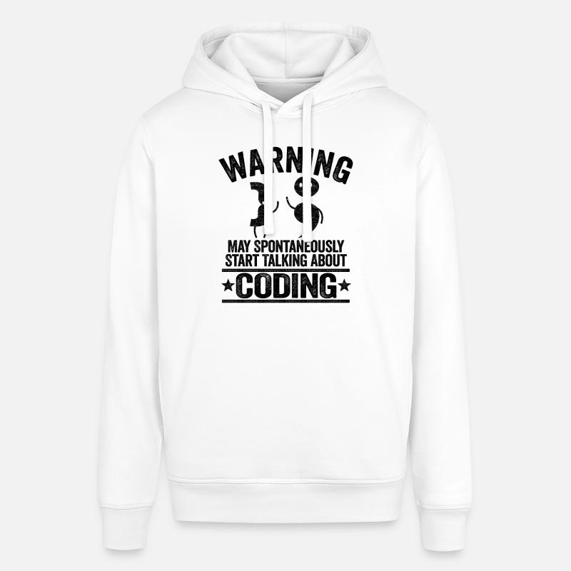 Programmeurs Informaticien Coding Cadeau - Sweat à capuche SOUNDER Stanley/Stella Unisexe - blanc