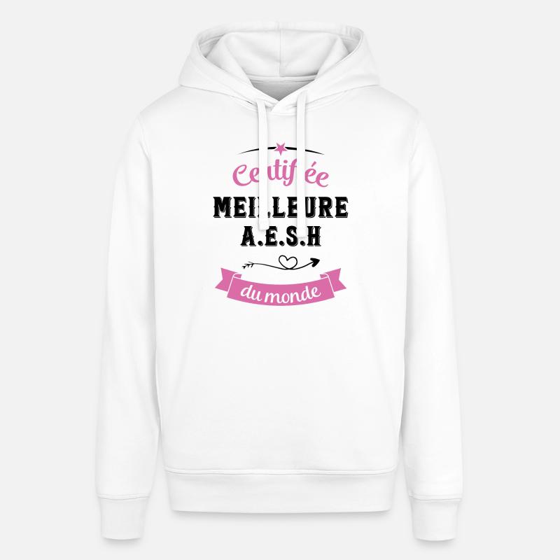 Certifiée meilleure aesh du monde - Sweat à capuche SOUNDER Stanley/Stella Unisexe - blanc