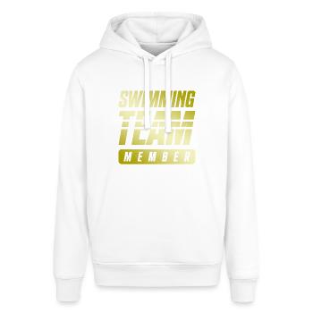 Swimming Team - Stanley/Stella Unisex Hoodie SOUNDER - Weiß - Vorne - Alina (178cm) & Michal (187cm)