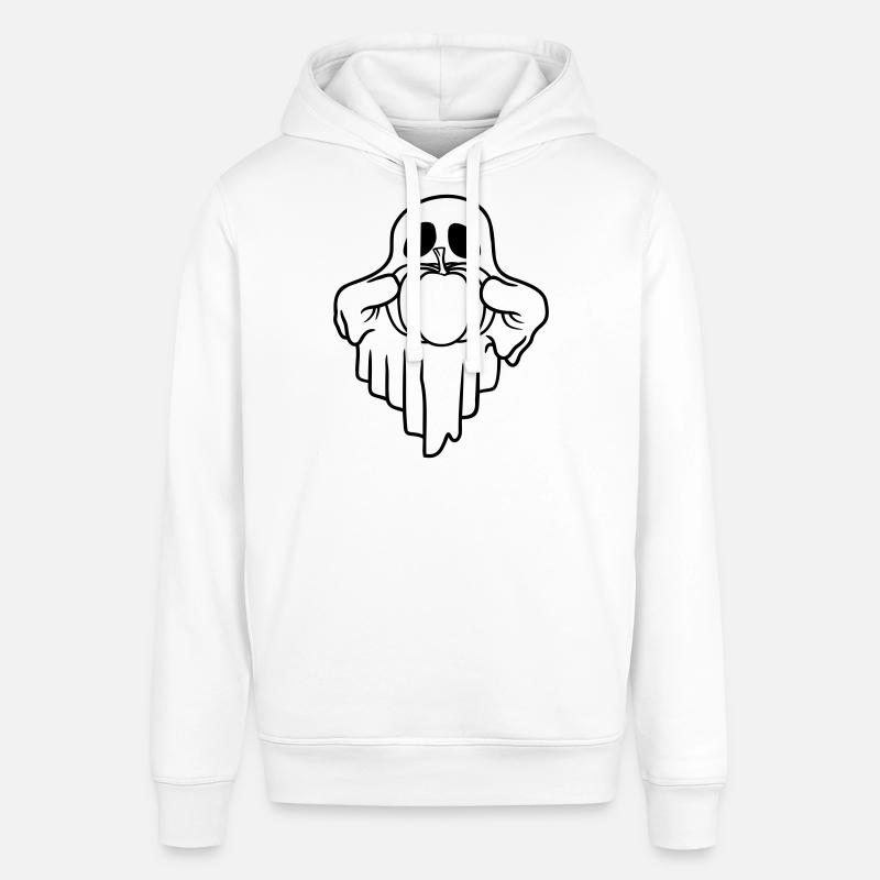 Halloween Citrouille Ghost Comic - Sweat à capuche SOUNDER Stanley/Stella Unisexe - blanc