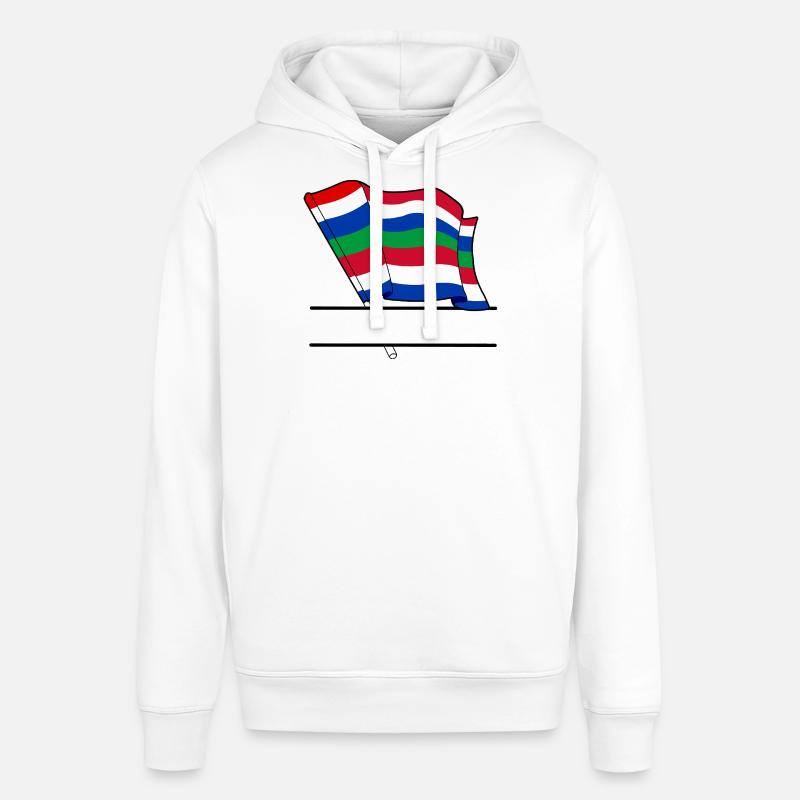 Schier Drapeau – Conception d’île sur mesure - Sweat à capuche SOUNDER Stanley/Stella Unisexe - blanc