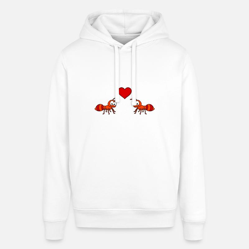 Fourmi Comic Couple amour - Sweat à capuche SOUNDER Stanley/Stella Unisexe - blanc