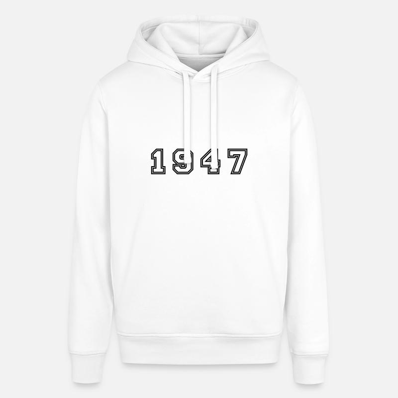Numéro de l’année 1947 - Sweat à capuche SOUNDER Stanley/Stella Unisexe - blanc