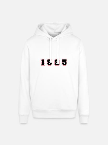 1995 Year Number - Stanley/Stella SOUNDER Unisex Hoodie - white