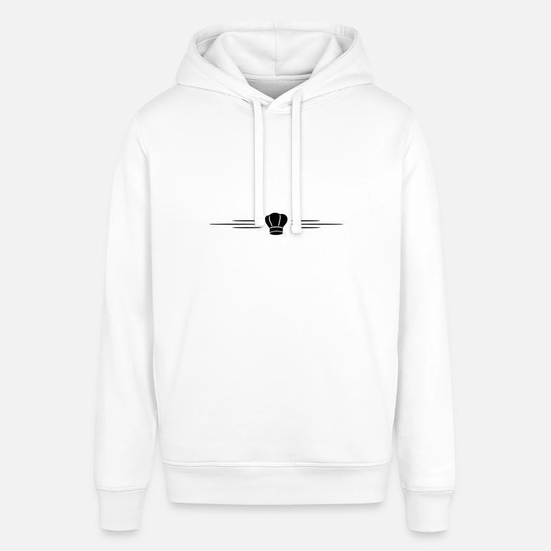 Ligne de chapeaux de chef - Sweat à capuche SOUNDER Stanley/Stella Unisexe - blanc