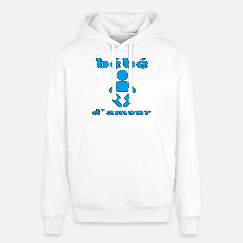 Bébé d'amour - Sweat à capuche SOUNDER Stanley/Stella Unisexe - blanc