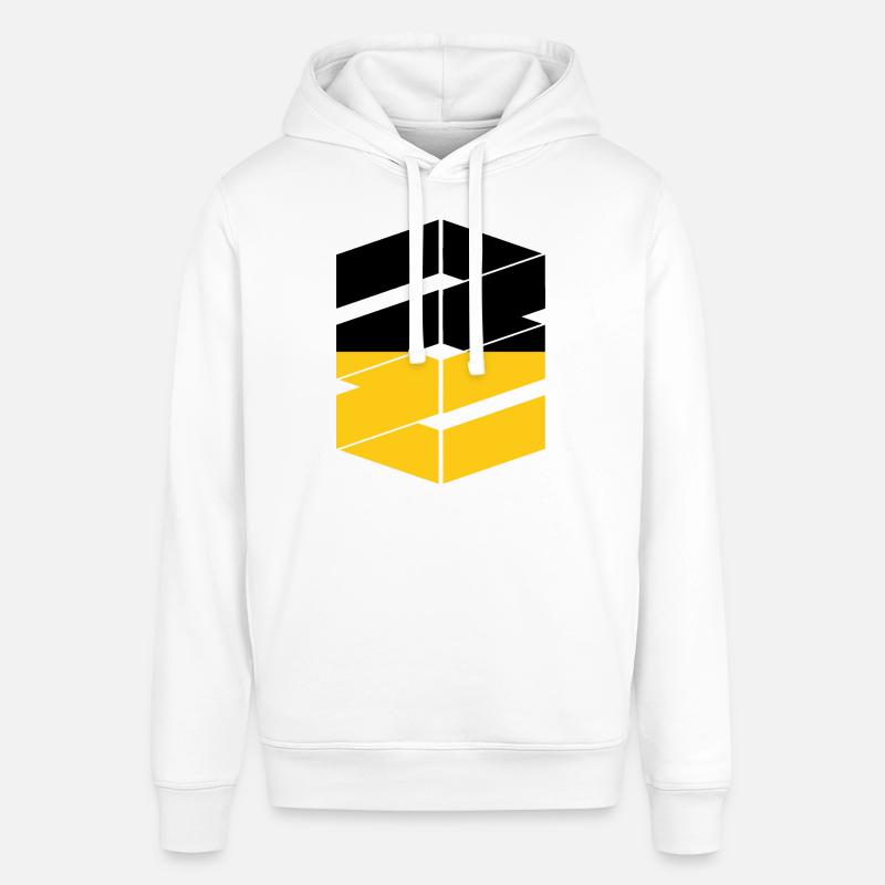 Drapeau du Bade-Wurtemberg Heimat Stuttgart - Sweat à capuche SOUNDER Stanley/Stella Unisexe - blanc