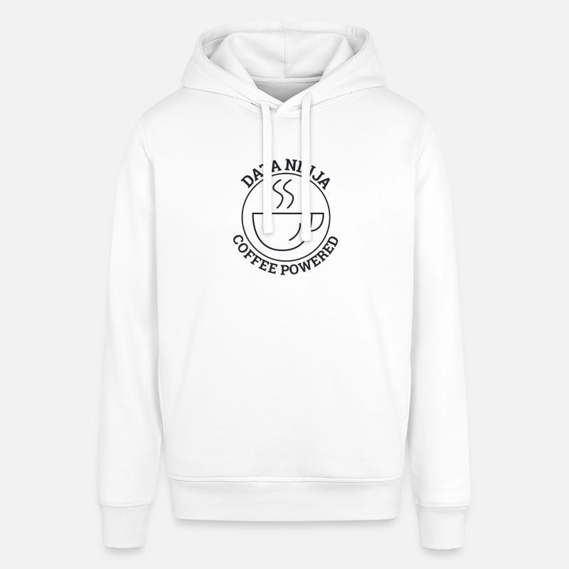 "Data Ninja Coffee | Data Science" - Stanley/Stella Unisex Hoodie SOUNDER - Weiß