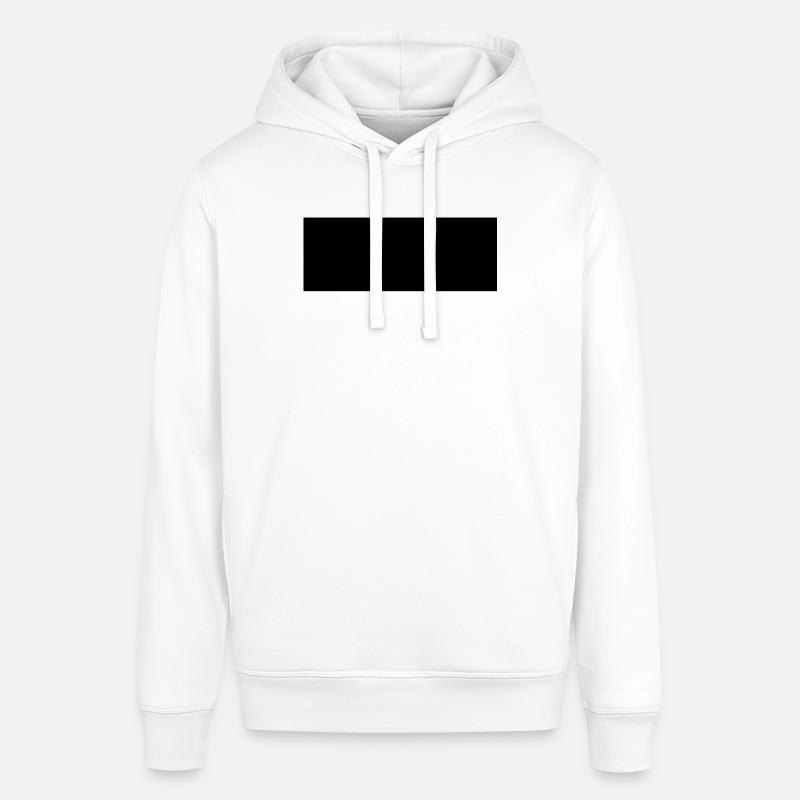 Noir quadrangulaire - Sweat à capuche SOUNDER Stanley/Stella Unisexe - blanc
