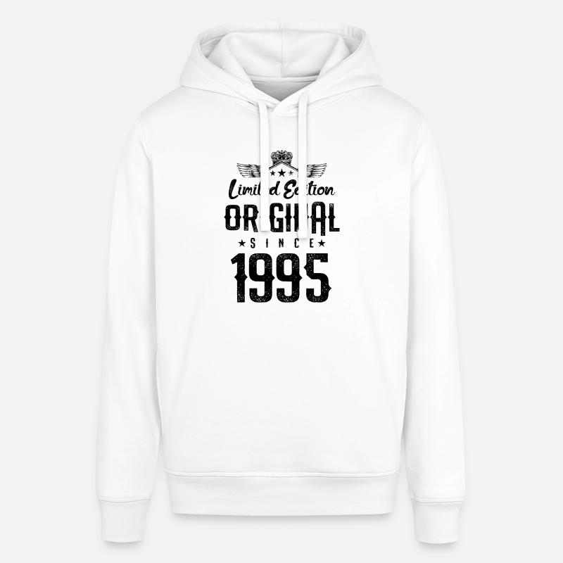 Édition limitée 1995 - Sweat à capuche SOUNDER Stanley/Stella Unisexe - blanc