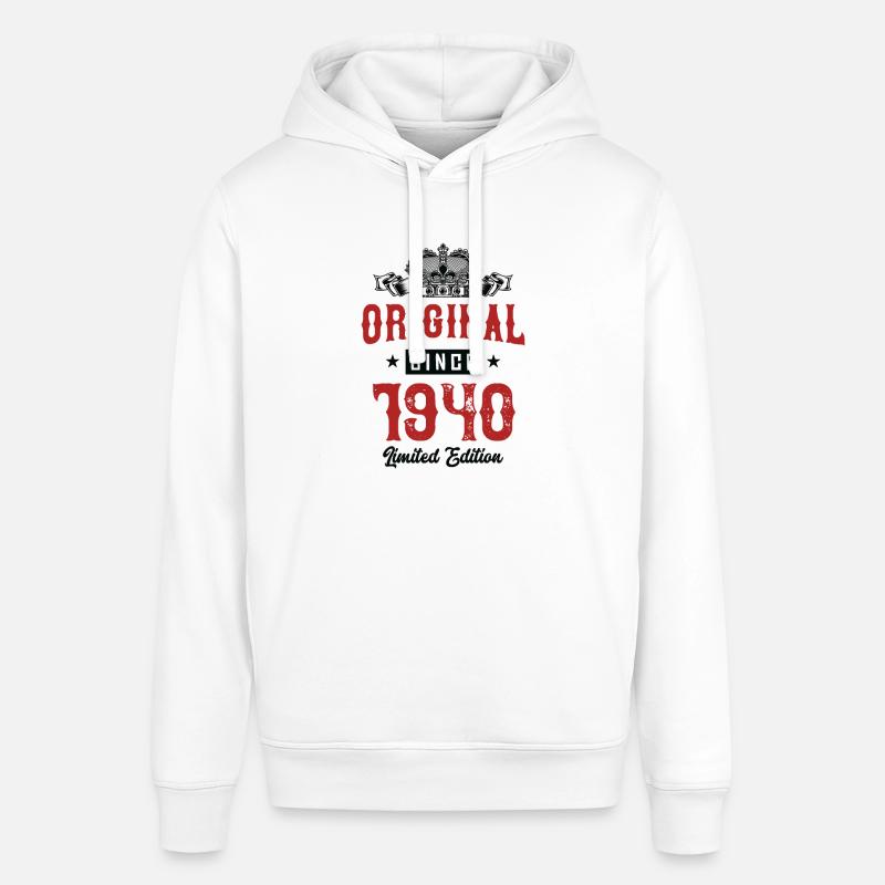 Édition limitée de 1940 - Sweat à capuche SOUNDER Stanley/Stella Unisexe - blanc
