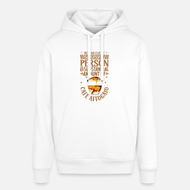 Succès seulement avec Café Affogato - Sweat à capuche SOUNDER Stanley/Stella Unisexe - blanc