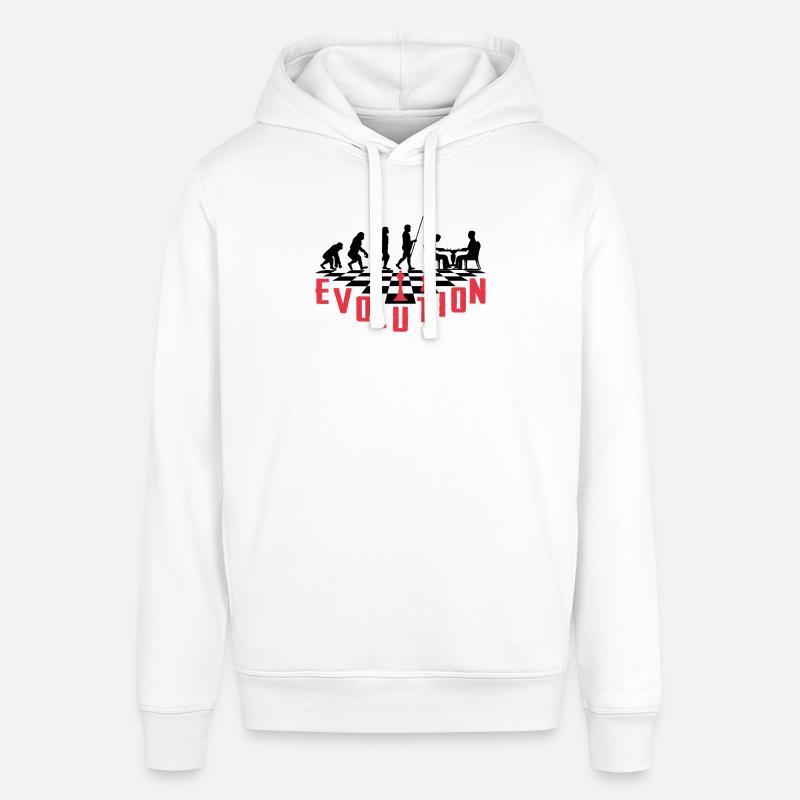 L'évolution Des Échecs - Sweat à capuche SOUNDER Stanley/Stella Unisexe - blanc