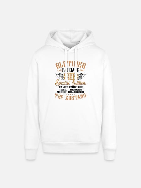 Oldtimer 1993 2023 30. Geburtstag Geschenk Herren - Stanley/Stella Unisex Hoodie SOUNDER - Weiß