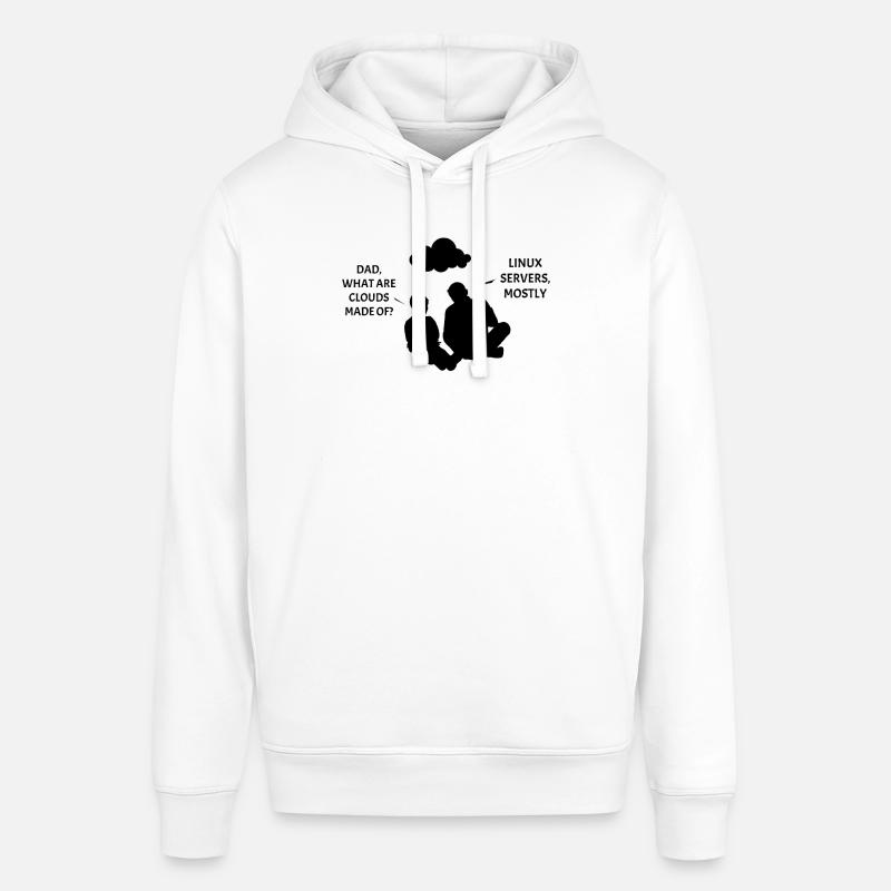 Clouds : Linux et les puzzles - Sweat à capuche SOUNDER Stanley/Stella Unisexe - blanc