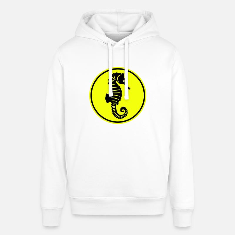 Hippocampe - Sweat à capuche SOUNDER Stanley/Stella Unisexe - blanc