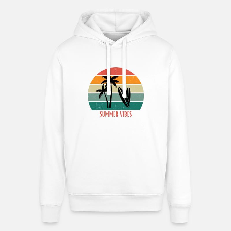 Summer Vibes - Stanley/Stella Unisex Hoodie SOUNDER - Weiß