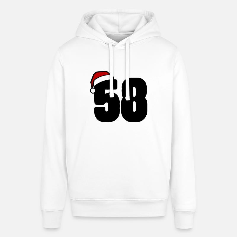 58 Numéro Noël - Sweat à capuche SOUNDER Stanley/Stella Unisexe - blanc