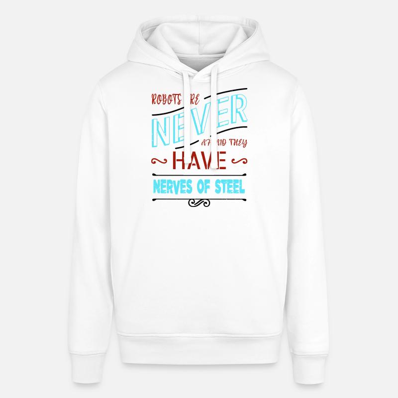 funny robotics engineer artificial intelligence - Stanley/Stella Unisex Hoodie SOUNDER - Weiß