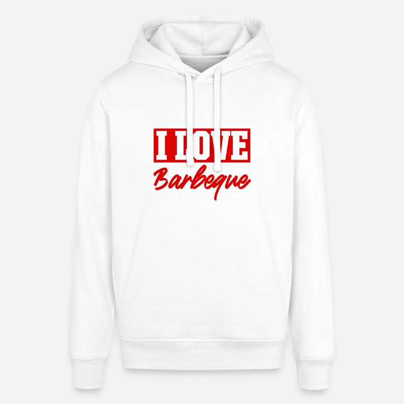 J’adore le barbecue - Sweat à capuche SOUNDER Stanley/Stella Unisexe - blanc