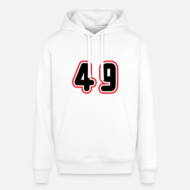 49 Numéro de numéro - Sweat à capuche SOUNDER Stanley/Stella Unisexe - blanc