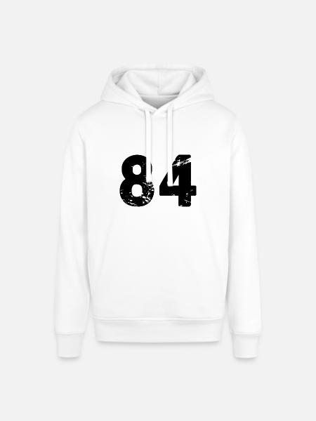 84 number jersey - Stanley/Stella SOUNDER Unisex Hoodie - white