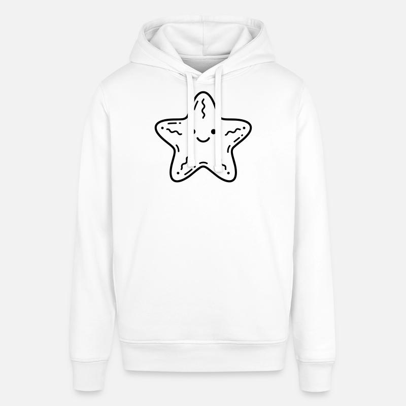 Étoile de mer - Sweat à capuche SOUNDER Stanley/Stella Unisexe - blanc