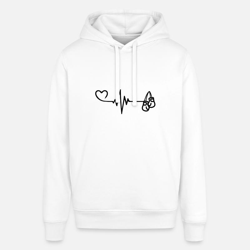 Gants de boxe Pulse Love - Sweat à capuche SOUNDER Stanley/Stella Unisexe - blanc