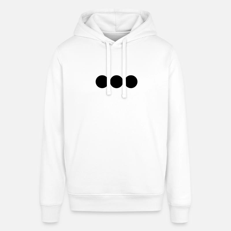 POINTS NOIRS - Sweat à capuche SOUNDER Stanley/Stella Unisexe - blanc