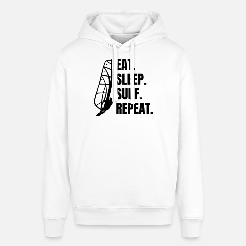 Windsurfer Surf Windsurfing Kitesurfer Cadeau - Sweat à capuche SOUNDER Stanley/Stella Unisexe - blanc